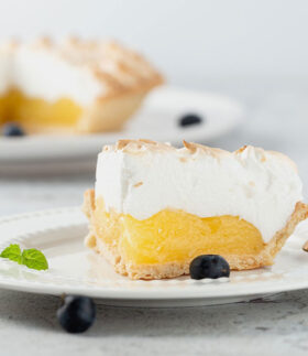 Lemon Fresh And Pure Cream Meringue Pie
